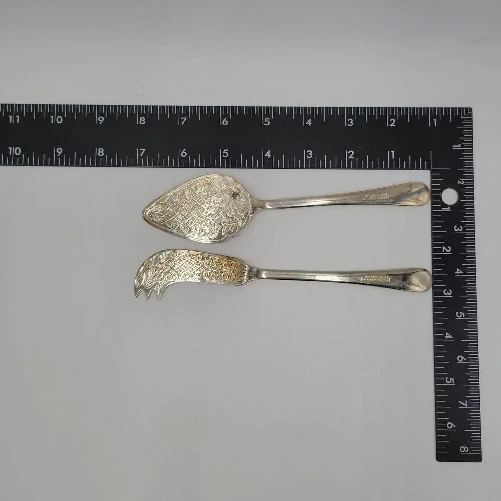 2-pc Set Appetizer Cheese Spreader Knife Serving Utensil 7